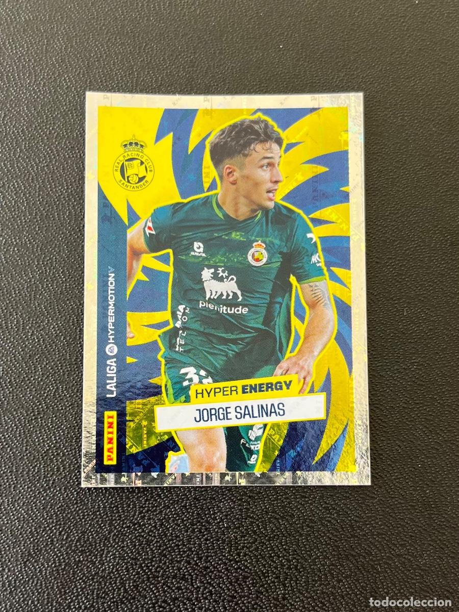 Cromos de f&uacute;tbol: 470 JORGE SALINAS REAL RACING DE SANTANDER HYPER ENERGY LA LIGA HYPERMOTION 2025 2026 PANINI 25 26