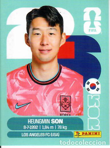 Cromos de f&uacute;tbol: CROMO PANINI MUNDIAL WORLD CUP 2026 - KOR18 KOR 18 - SON - COREA