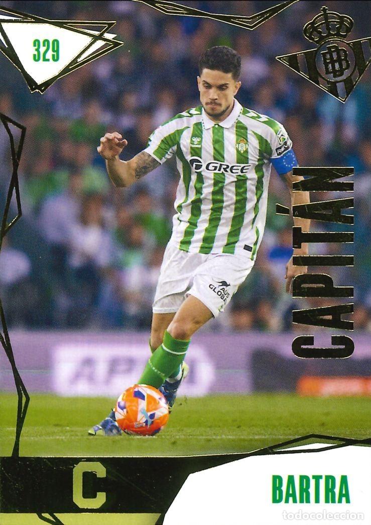 Cromos de f&uacute;tbol: FUTBOL - BETIS CARDS - 2025-2026 - 25-26 - REAL BETIS - 329 - BARTRA - CAPITAN