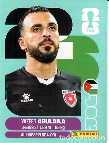 Cromos de f&uacute;tbol: CROMO PANINI MUNDIAL WORLD CUP 2026 - JOR2 JOR 2 - ABULAILA - JORDANIA