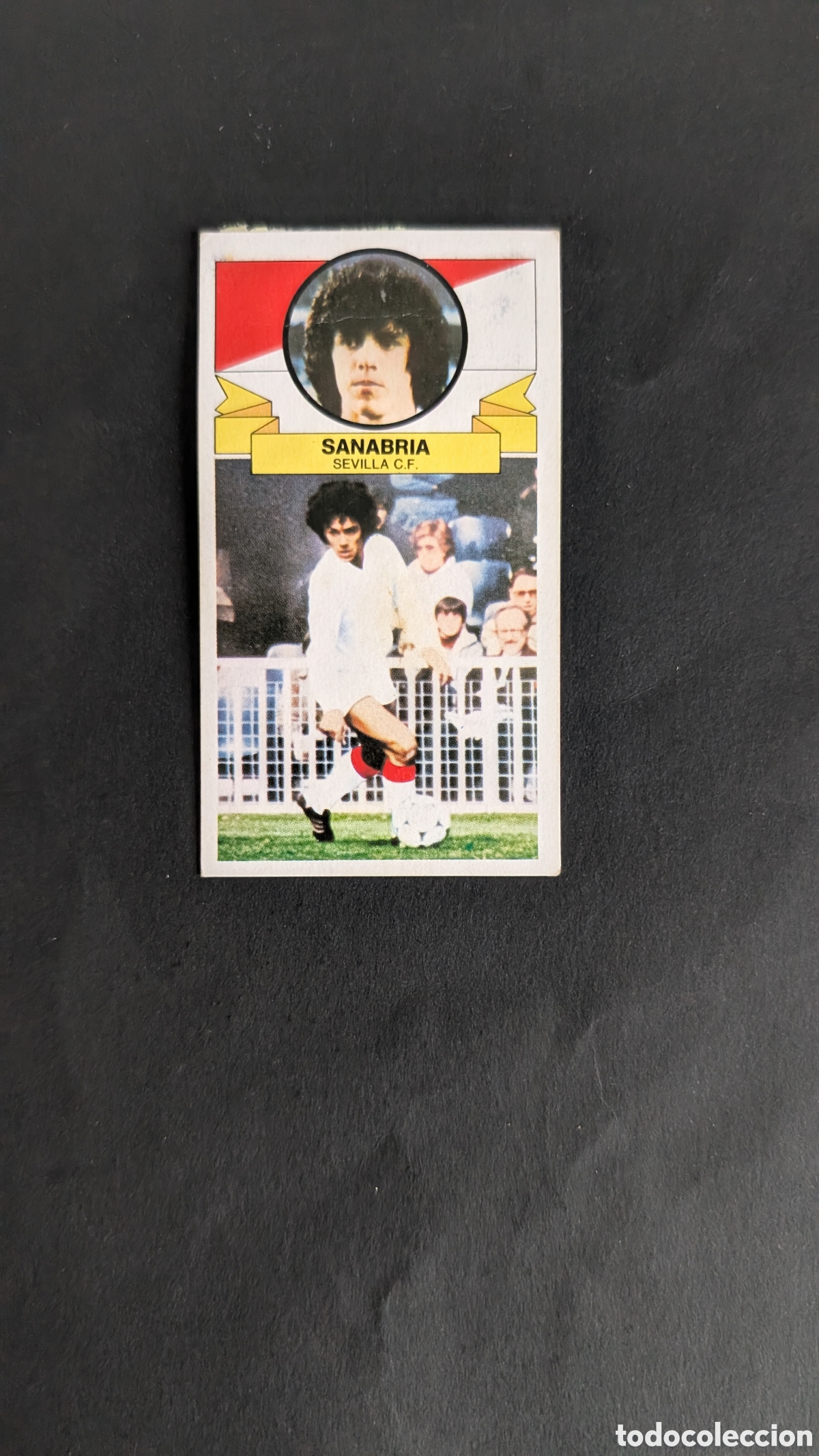 Cromos de f&uacute;tbol: SANABRIA SEVILLA FICHAJE 10 VERSION LIGA ESTE 1985/86 85 86 DESPEGADO