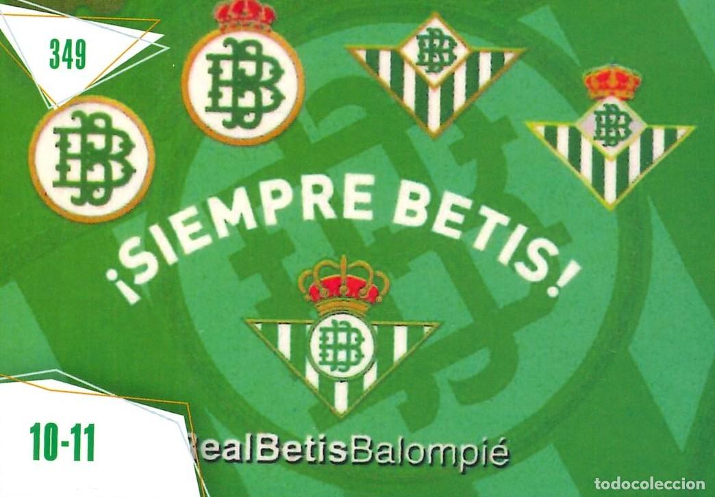 Cromos de f&uacute;tbol: FUTBOL - BETIS CARDS - 2025-2026 - 25-26 - REAL BETIS - 349 - CARNET - TEMPORADA 2010-2011