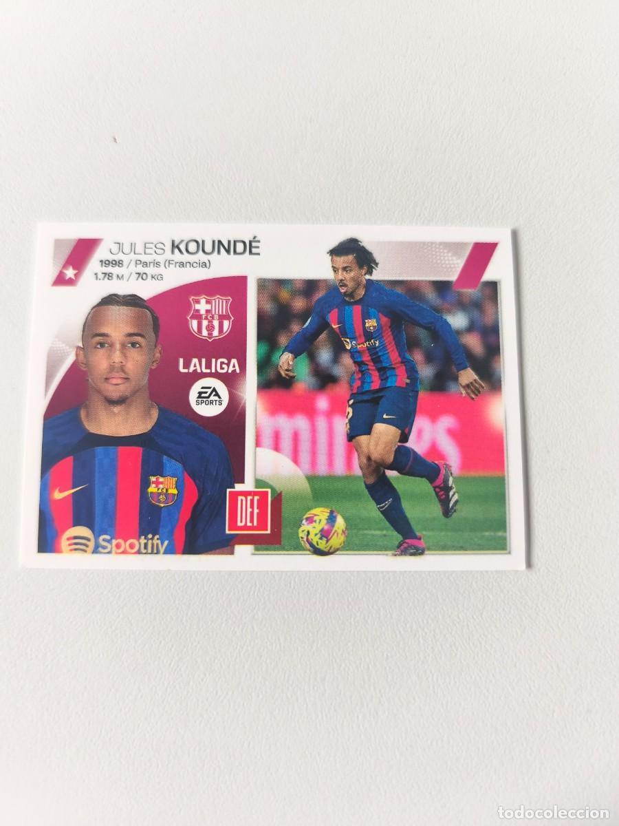 Cromos de f&uacute;tbol: LIGA ESTE 2023 2024 23 24 JULES KOUNDE BARCELONA 7 CMR2