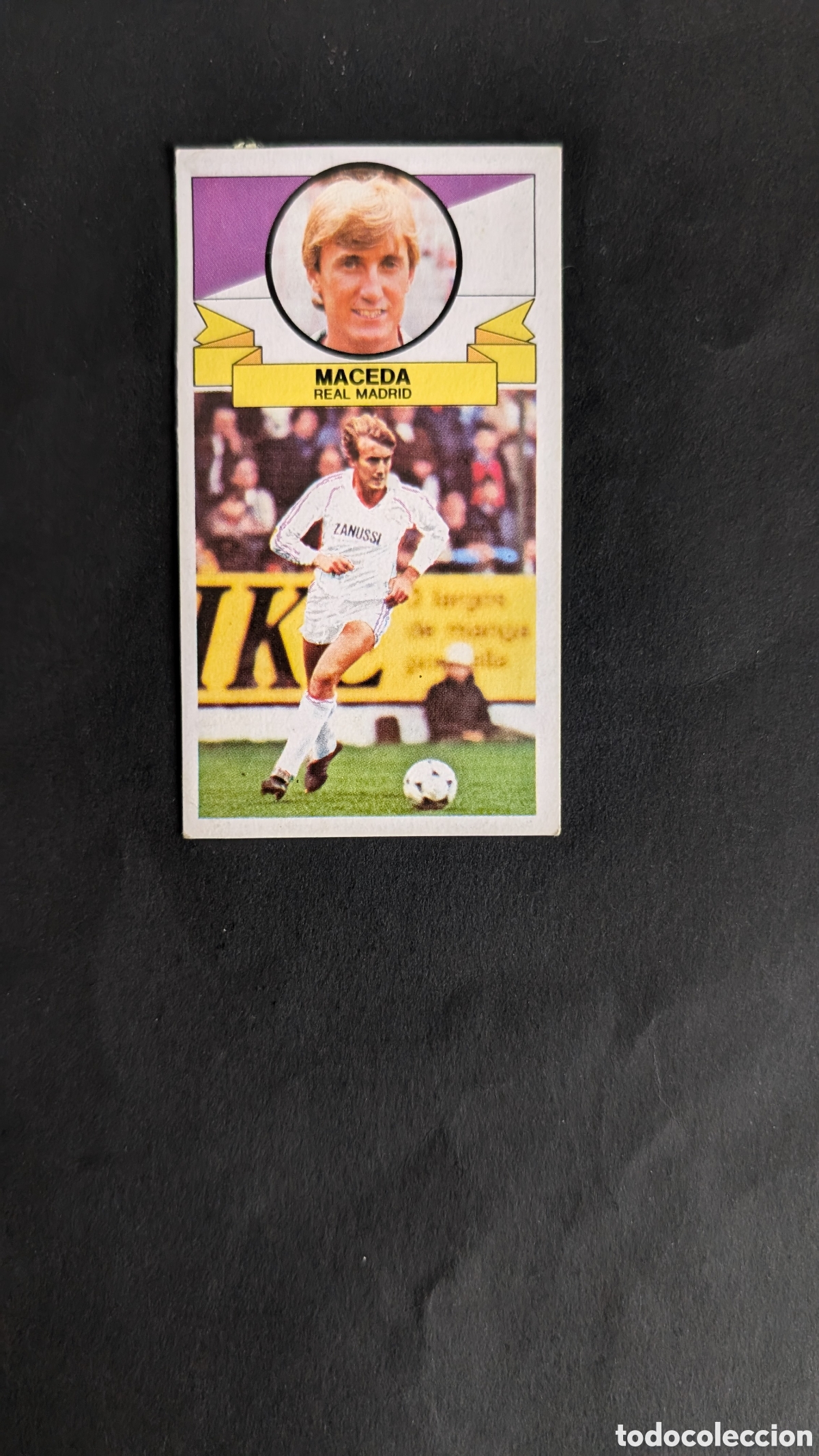 Football Stickers: MACEDA REAL MADRID FICHAJE 12 LIGA ESTE 1985/86 85 86 DESPEGADO
