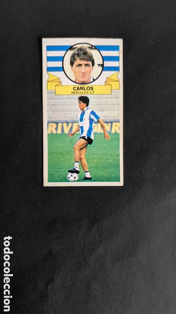 Fu&szlig;ball-Sticker: CARLOS HERCULES FICHAJE 15 VERSION LIGA ESTE 1985/86 85 86 DESPEGADO
