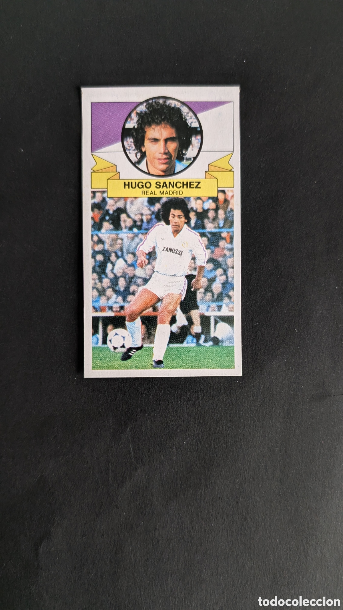 Figurine di Calcio: HUGO SANCHEZ REAL MADRID FICHAJE 19 VERSION LIGA ESTE 1985/86 85 86 DESPEGADO