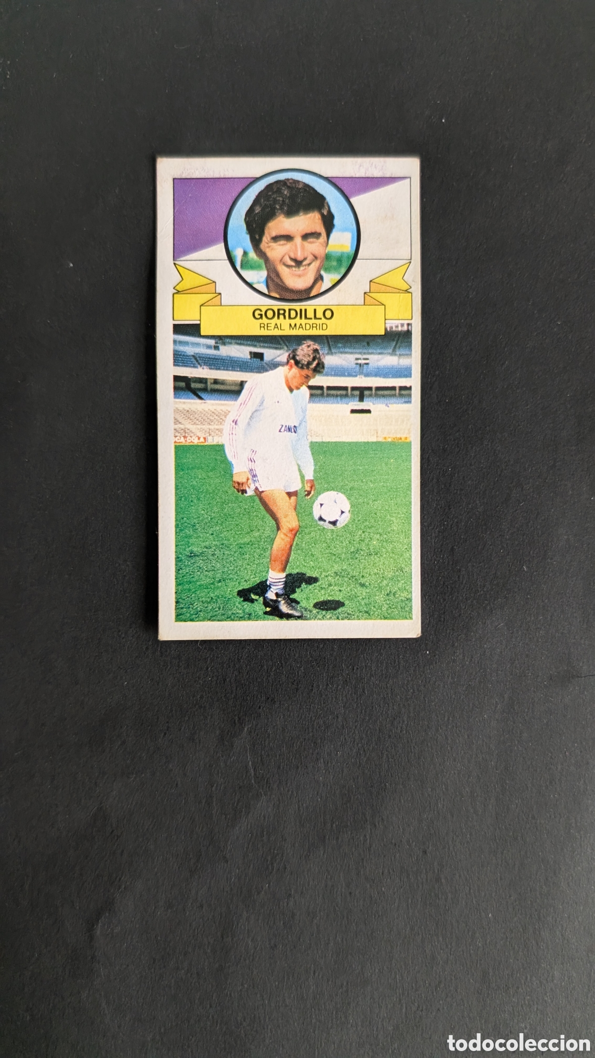 Figurine di Calcio: GORDILLO REAL MADRID FICHAJE 20 VERSION LIGA ESTE 1985/86 85 86 DESPEGADO