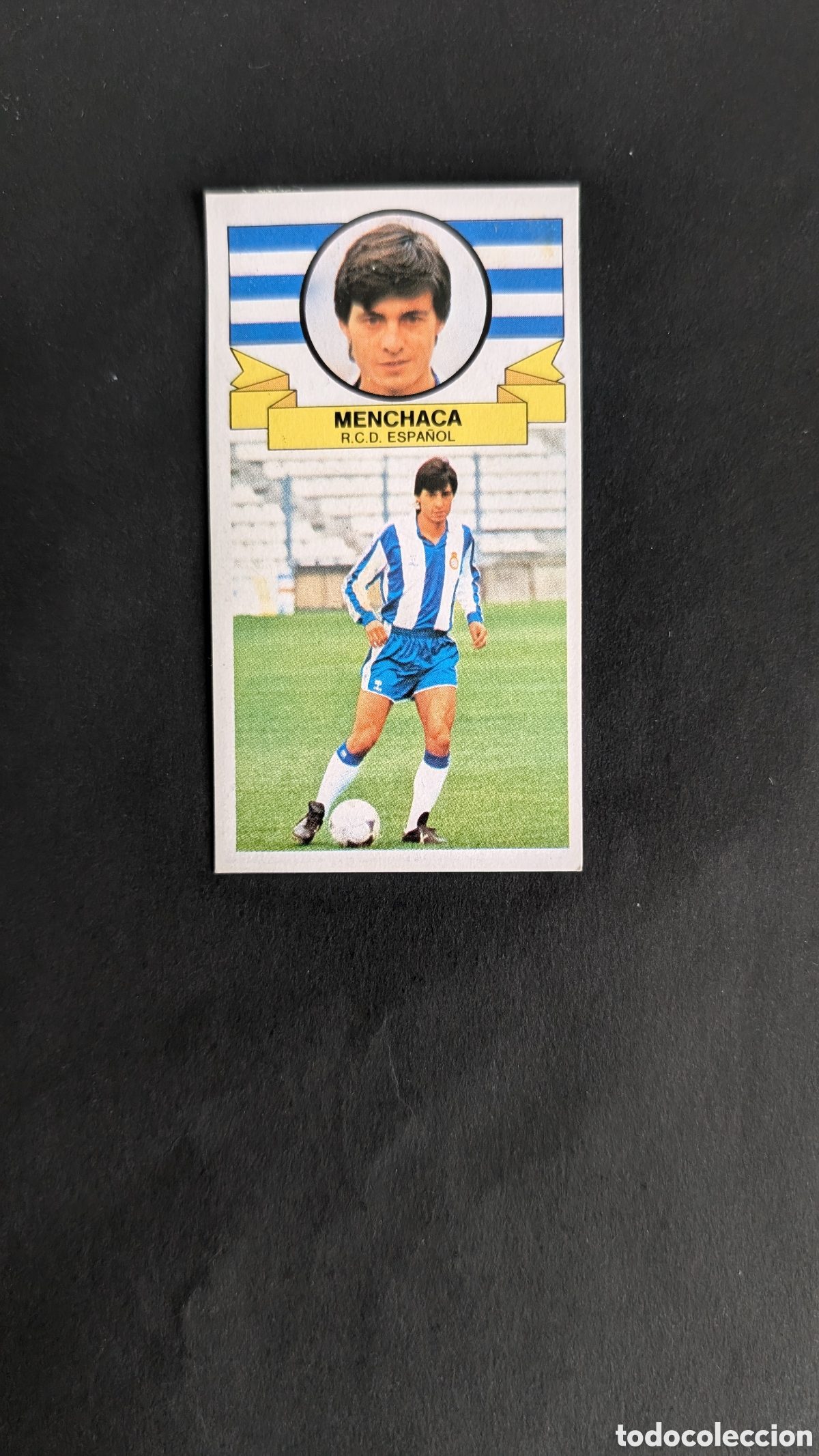 Figurine di Calcio: MENCHACA ESPA&Ntilde;OL FICHAJE 21 LIGA ESTE 1985/86 85 86 DESPEGADO