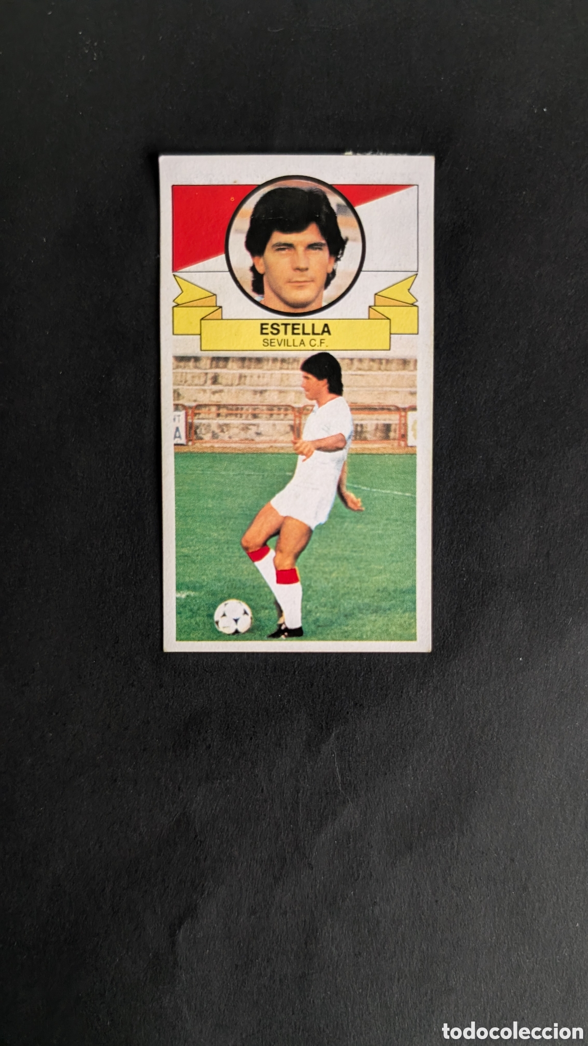 Figurine di Calcio: ESTELLA SEVILLA FICHAJE 22 LIGA ESTE 1985/86 85 86 DESPEGADO