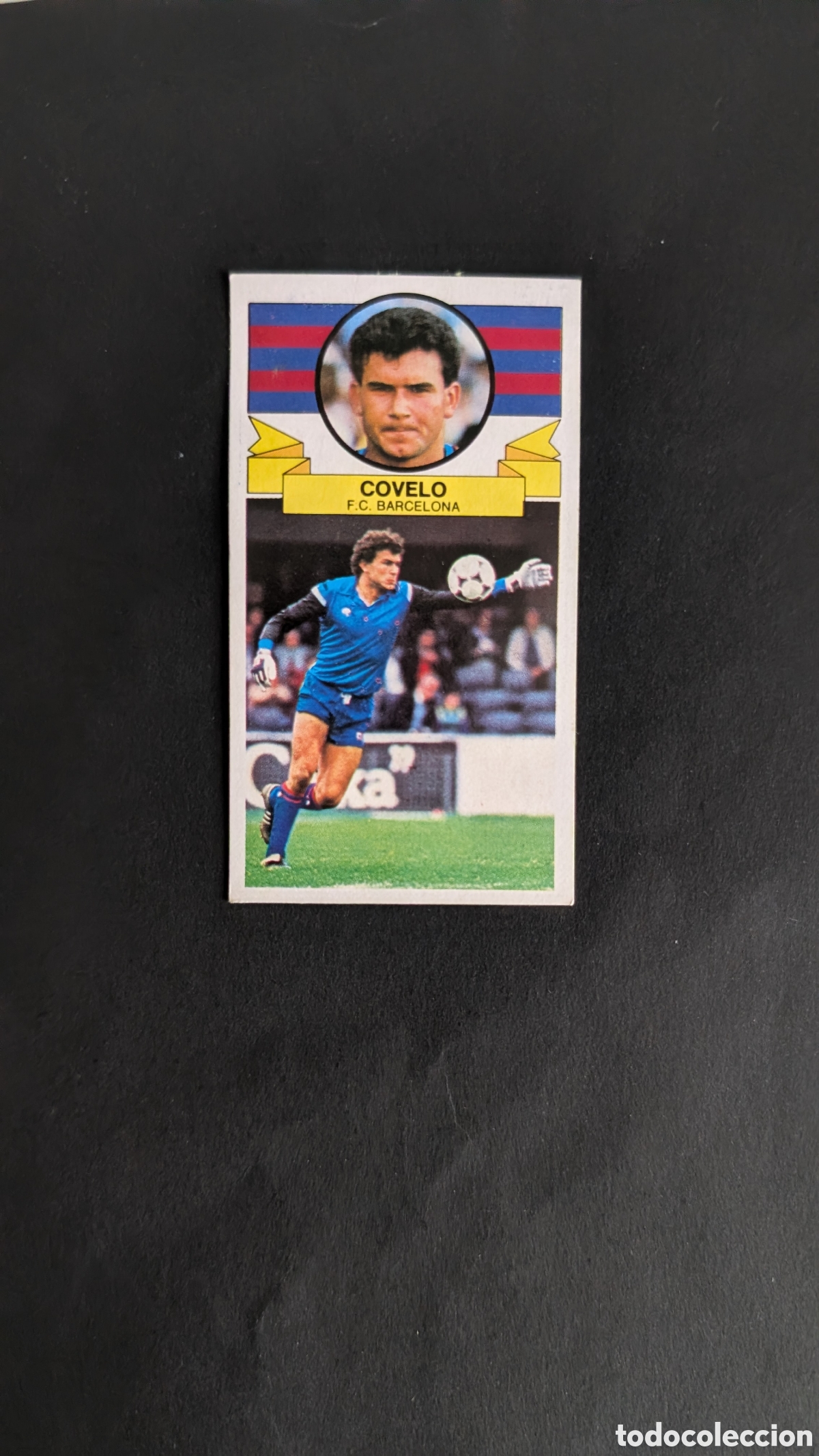 Figurine di Calcio: COVELO BARCELONA FICHAJE 25 LIGA ESTE 1985/86 85 86 DESPEGADO