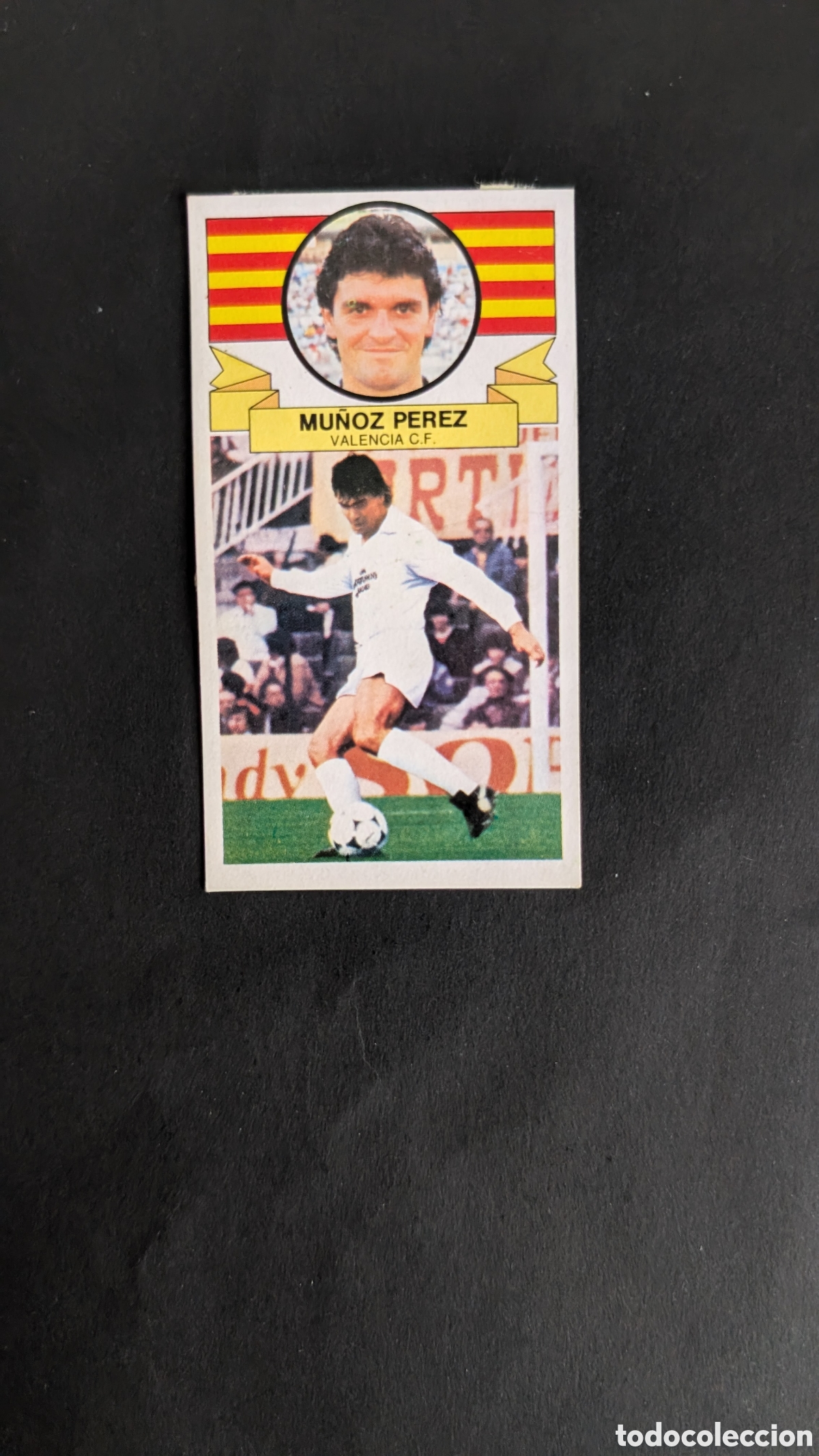 Cromos de Futebol: MU&Ntilde;OZ PEREZ VALENCIA FICHAJE 26 LIGA ESTE 1985/86 85 86 DESPEGADO