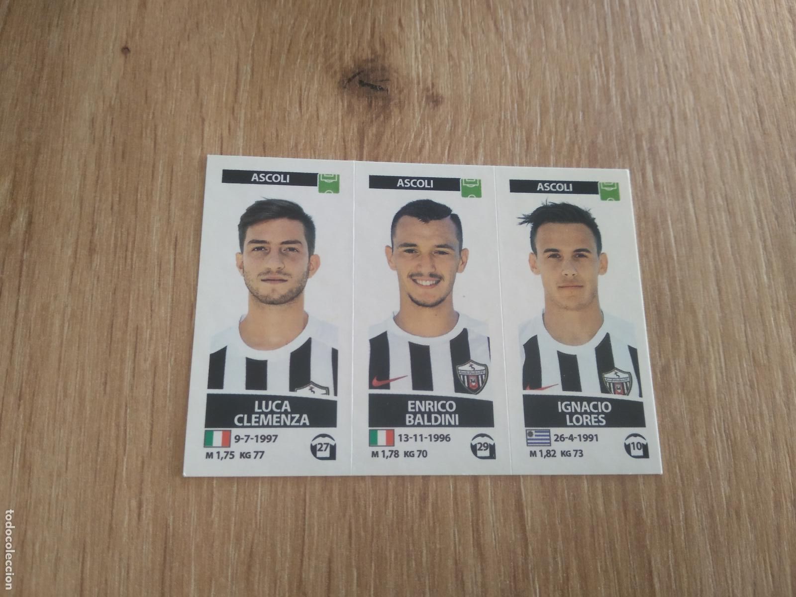 Cromos de f&uacute;tbol: 571 CLEMENZA BALDINI LORES ASCOLI CROMO FUTBOL PANINI LIGA ITALIA 17-18 CALCIATORI 2017-2018
