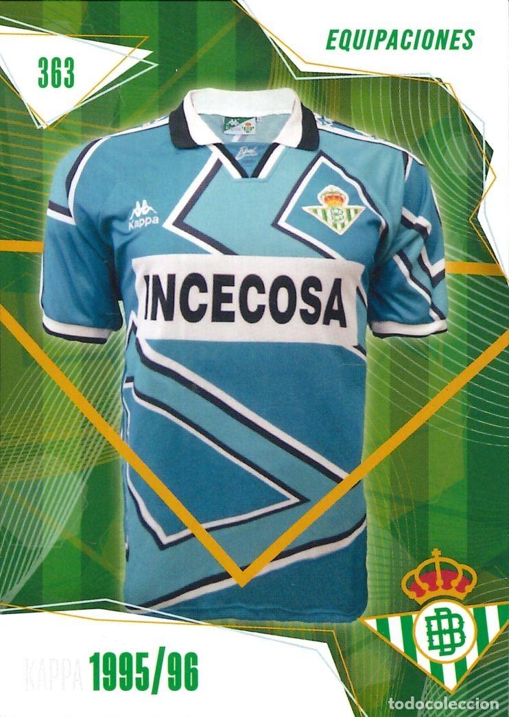 Cromos de f&uacute;tbol: FUTBOL - BETIS CARDS - 2025-2026 - 25-26 - REAL BETIS - 363 - EQUIPACIONES - KAPPA - 1995-1996
