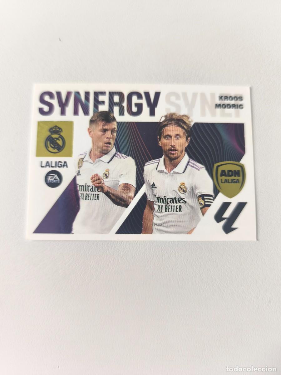 Cromos de f&uacute;tbol: LIGA ESTE 2023 2024 23 24 REAL MADRID SYNERGY KROOS MODRIC 11 CMR2