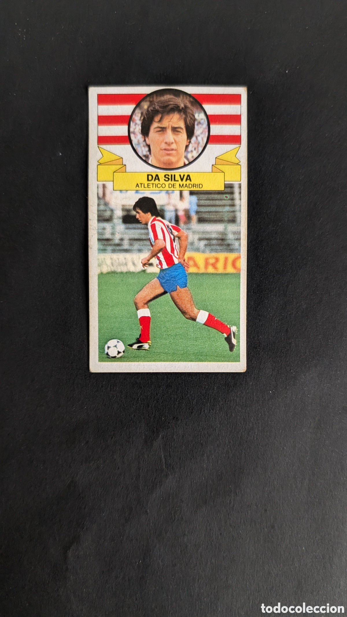 Cromos de Futebol: DA SILVA DASILVA ATLETICO MADRID FICHAJE 34 LIGA ESTE 1985/86 85 86 DESPEGADO