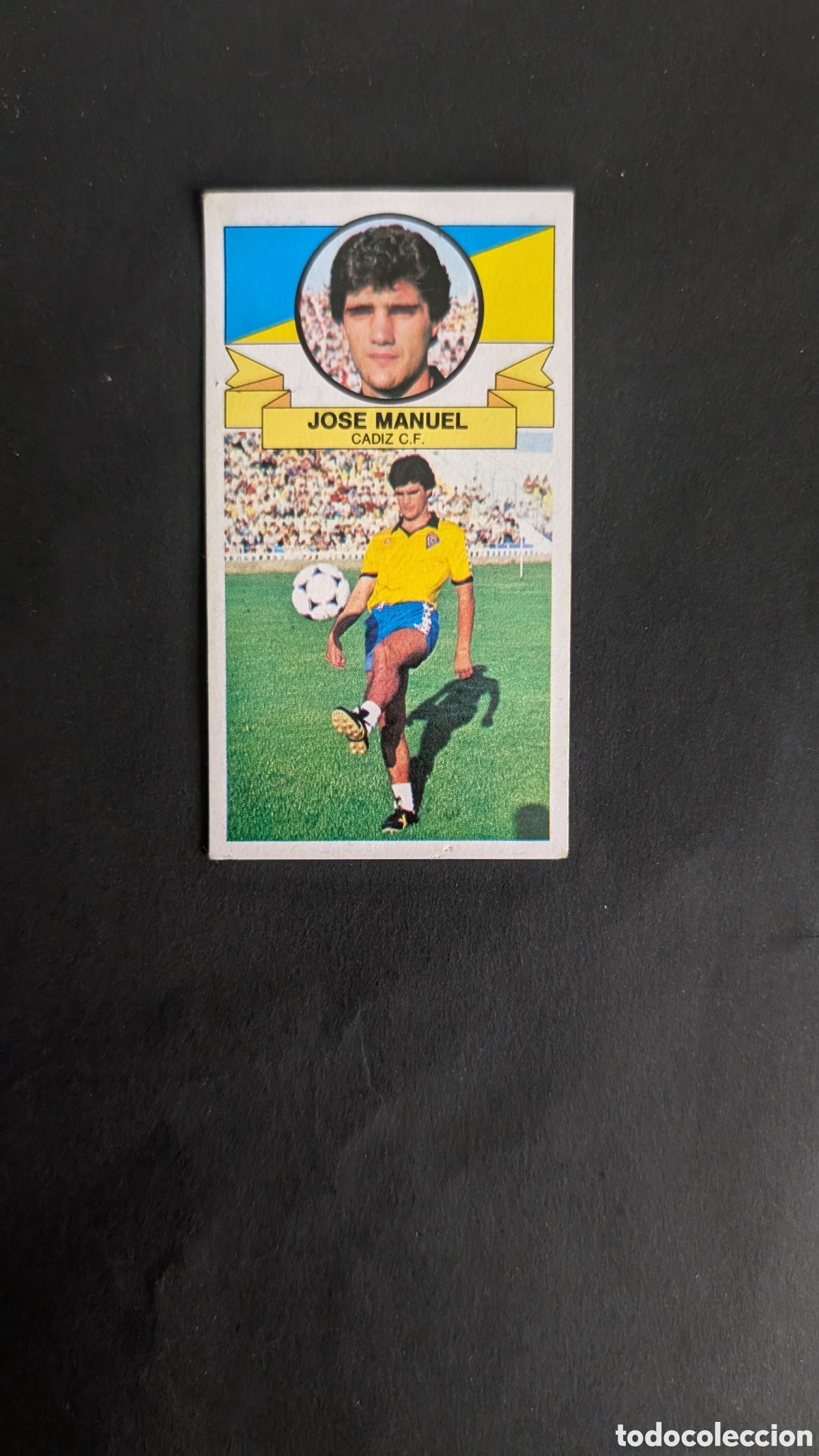 Cromos de Futebol: JOSE MANUEL CADIZ FICHAJE 37 LIGA ESTE 1985/86 85 86 DESPEGADO