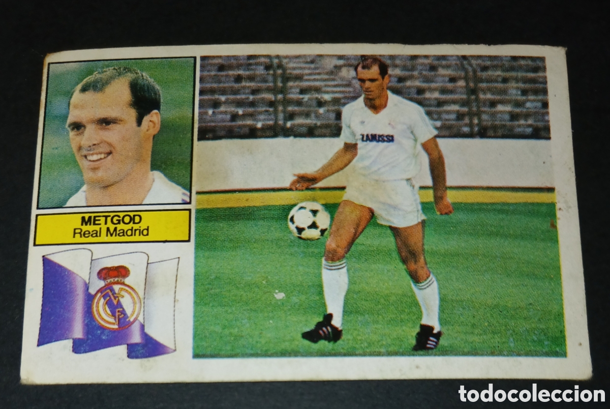 Cromos de f&uacute;tbol: Cromo Metgod Real Madrid Liga 82 83 1982 1983 Ediciones Este fichaje sin pegar nunca pegado
