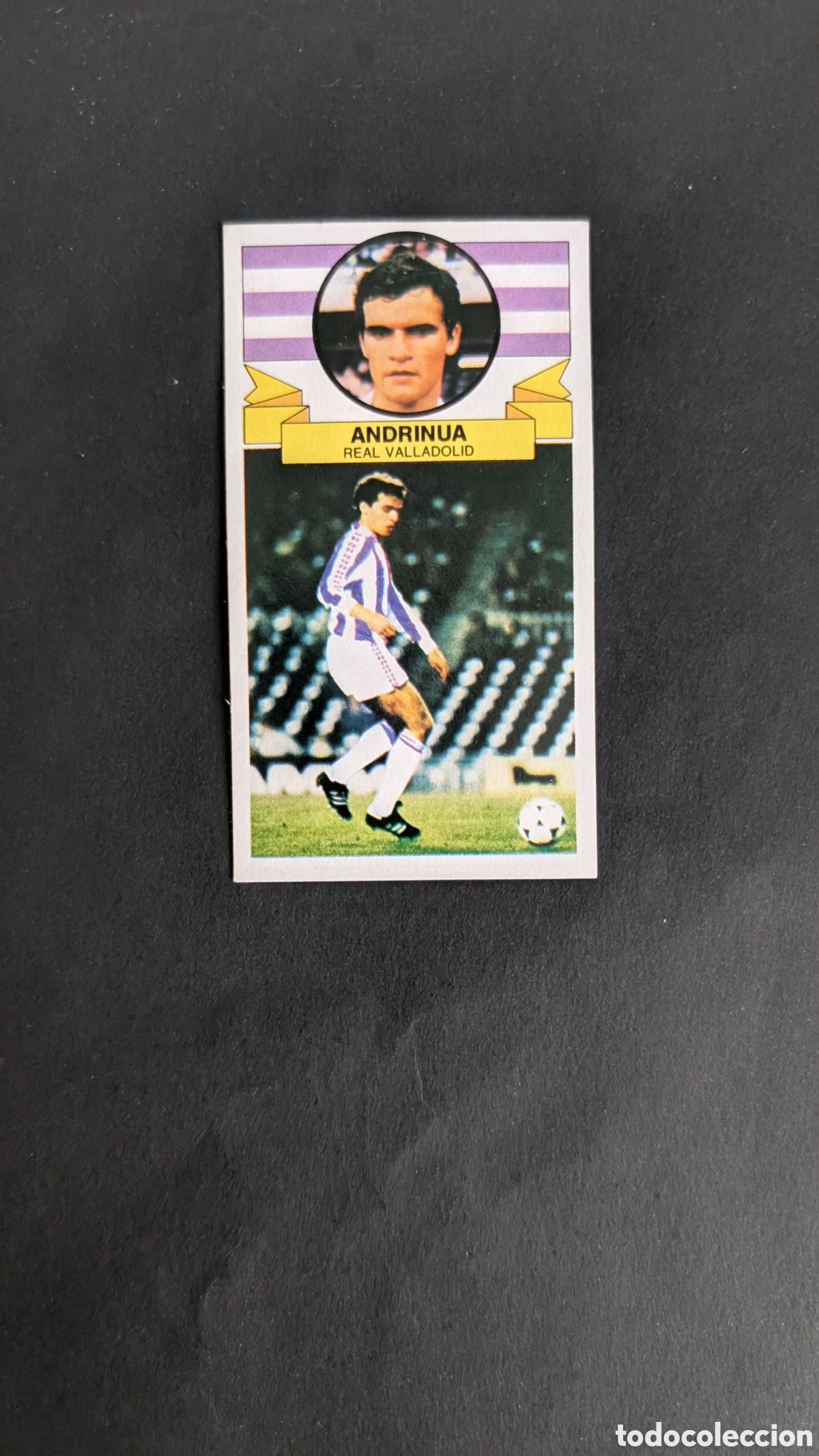 Cromos de f&uacute;tbol: ANDRINUA VALLADOLID VERSION FICHAJE 39 LIGA ESTE 1985/86 85 86 DESPEGADO