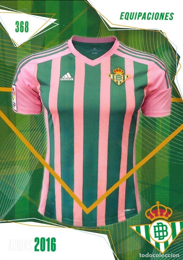 Cromos de f&uacute;tbol: FUTBOL - BETIS CARDS - 2025-2026 - 25-26 - REAL BETIS - 368 - EQUIPACIONES - ADIDAS - 2016