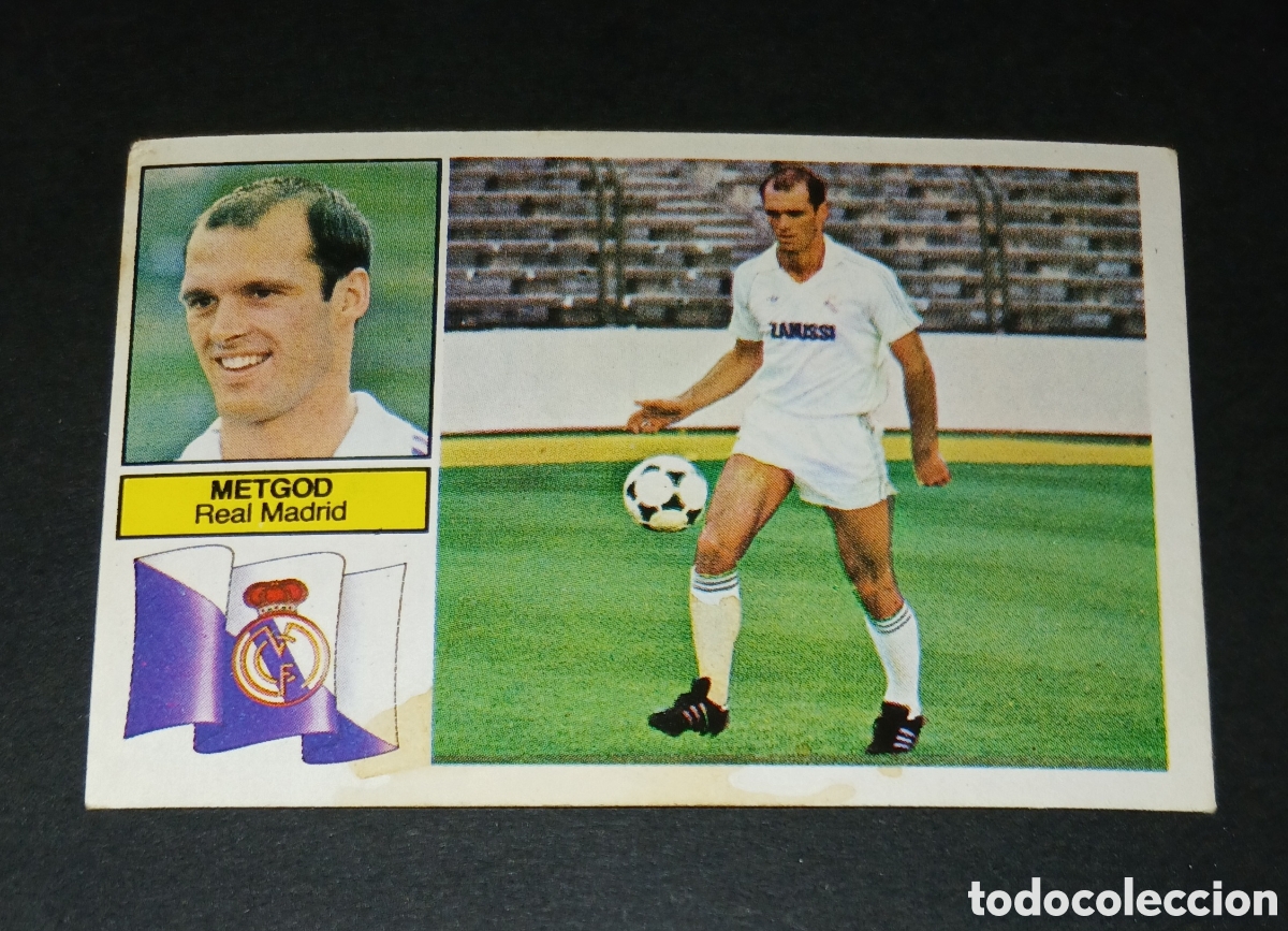 Cromos de f&uacute;tbol: Cromo Metgod Real Madrid Liga 82 83 1982 1983 Ediciones Este fichaje sin pegar nunca pegado