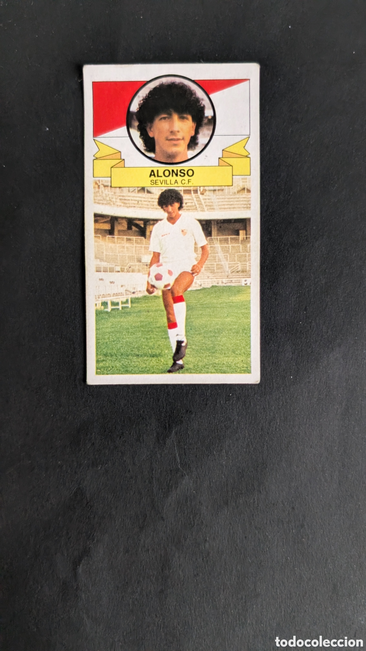 Cromos de Futebol: ALONSO SEVILLA COLOCA LIGA ESTE 1985/86 85 86 DESPEGADO