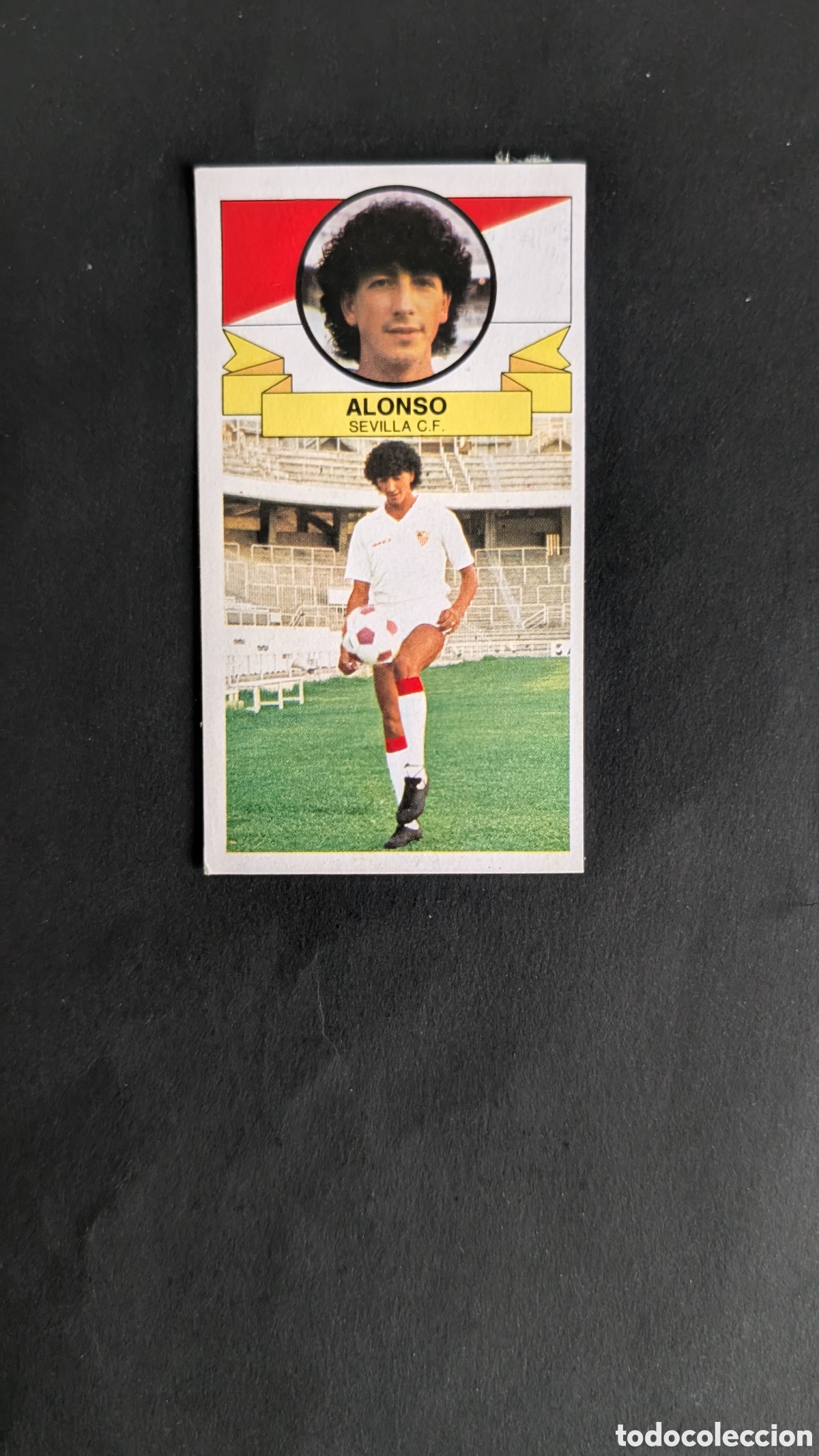 Cromos de Futebol: ALONSO SEVILLA COLOCA LIGA ESTE 1985/86 85 86 DESPEGADO