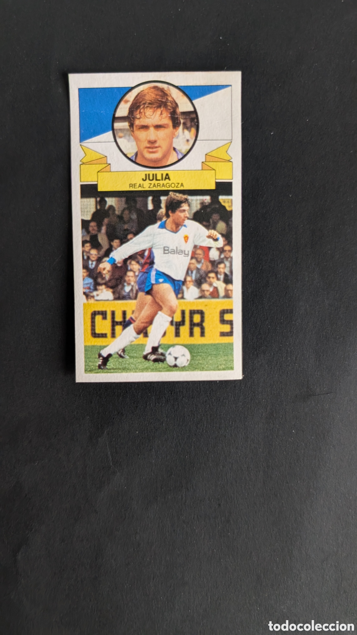 Cromos de Futebol: JULIA ZARAGOZA COLOCA LIGA ESTE 1985/86 85 86 DESPEGADO