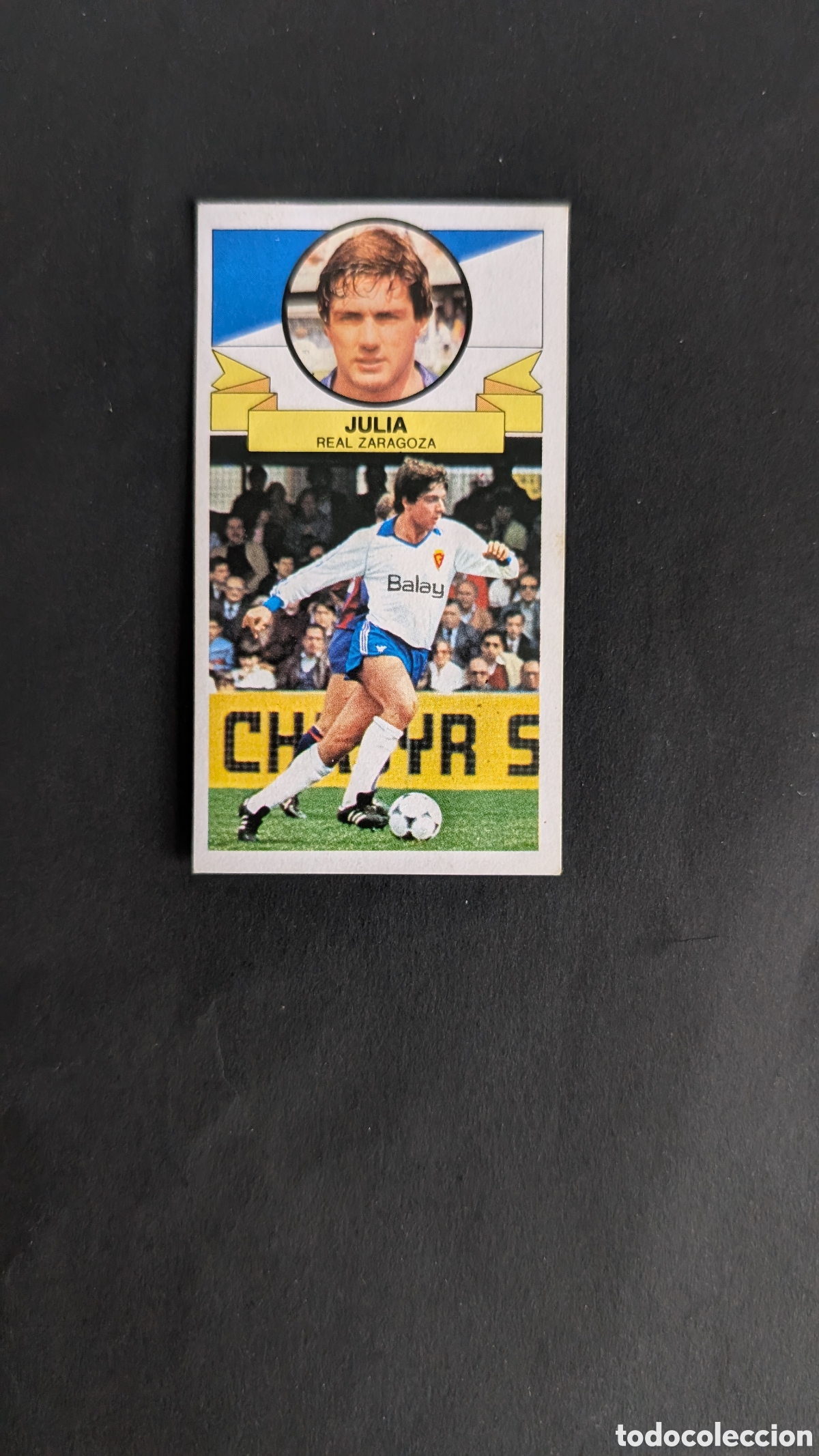 Cromos de Futebol: JULIA ZARAGOZA COLOCA LIGA ESTE 1985/86 85 86 DESPEGADO