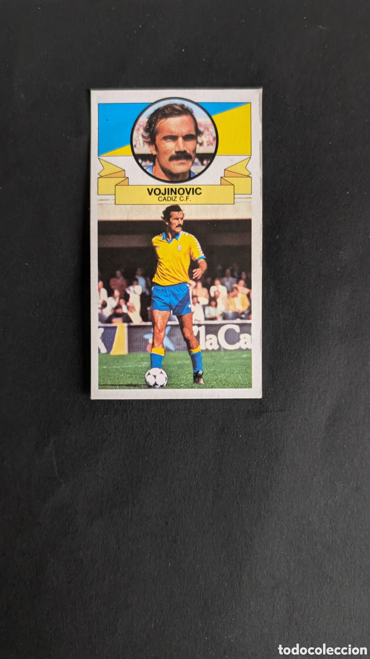 Football Stickers: VOJINOVIC CADIZ BAJA LIGA ESTE 1985/86 85 86 DESPEGADO