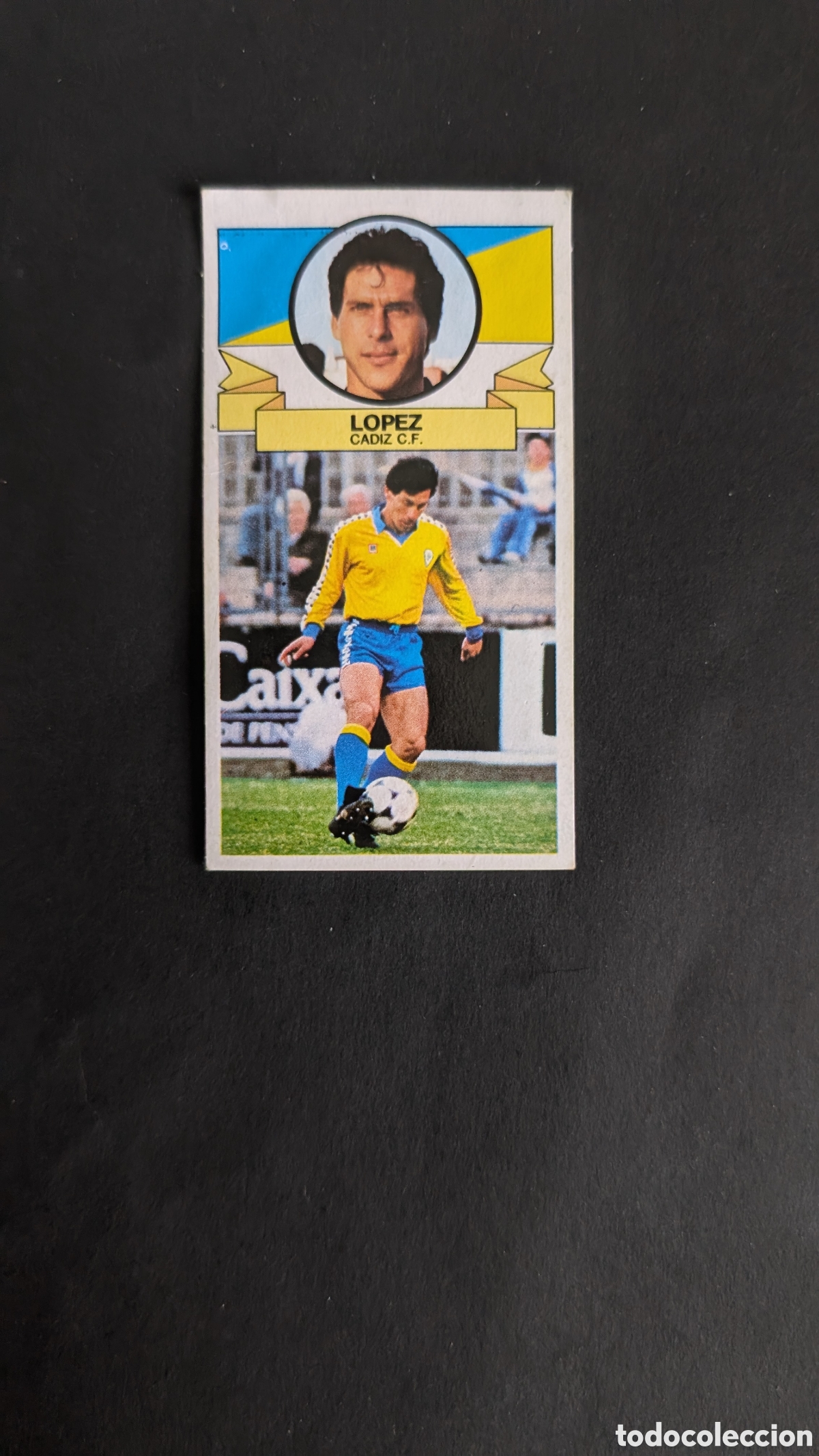 Football Stickers: LOPEZ CADIZ BAJA LIGA ESTE 1985/86 85 86 DESPEGADO