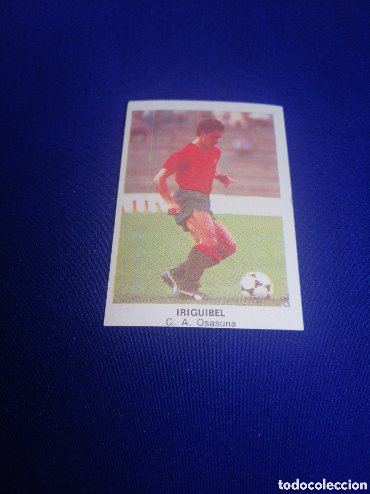 Football Stickers: F&Uacute;TBOL 84 - CLUB ATL&Eacute;TICO OSASUNA - IRIGUIBEL