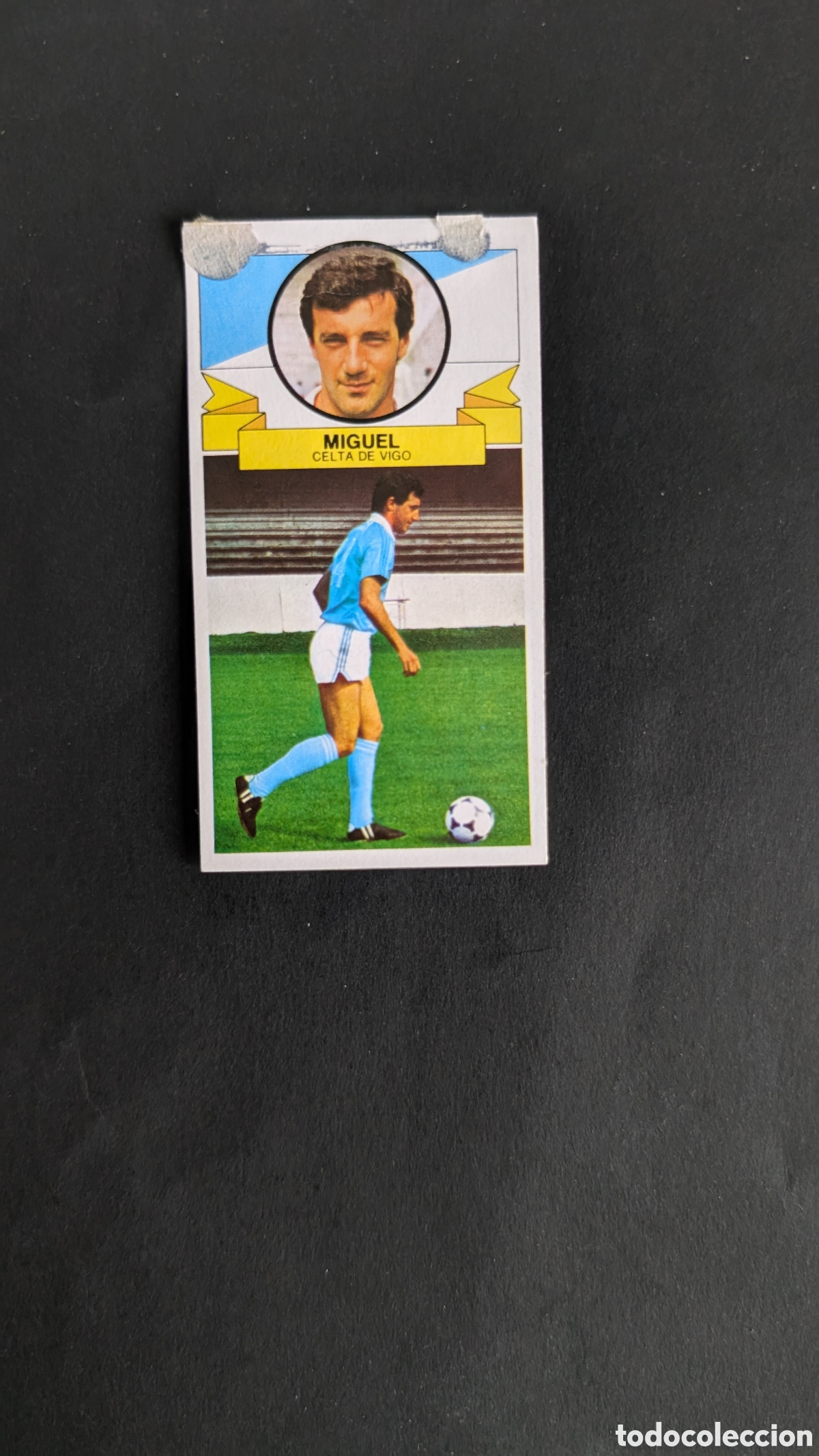 Football Stickers: MIGUEL CELTA BAJA LIGA ESTE 1985/86 85 86 DESPEGADO