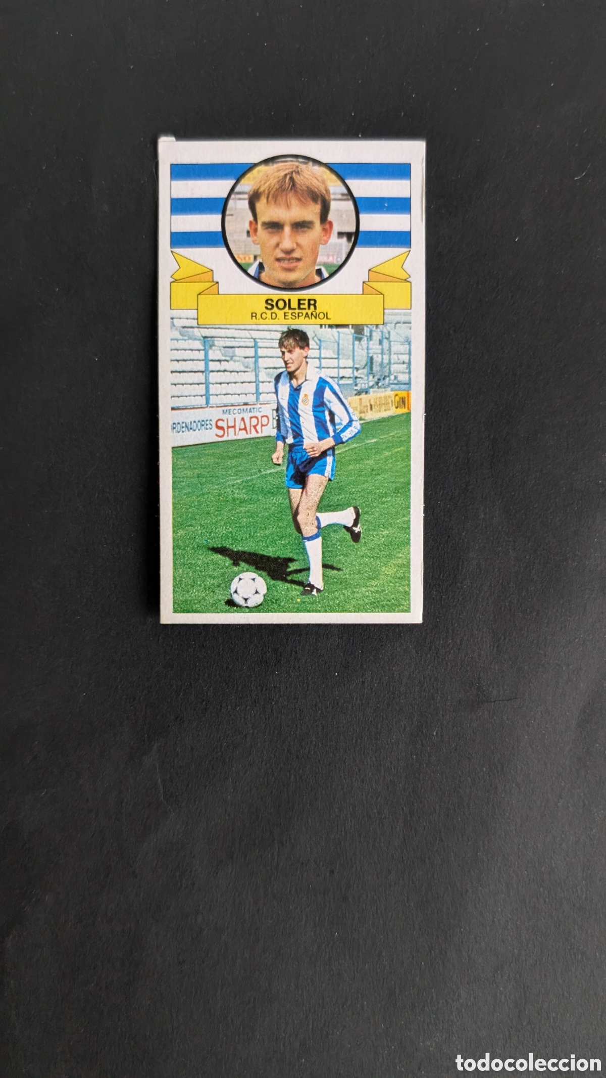Football Stickers: SOLER ESPA&Ntilde;OL BAJA LIGA ESTE 1985/86 85 86 DESPEGADO