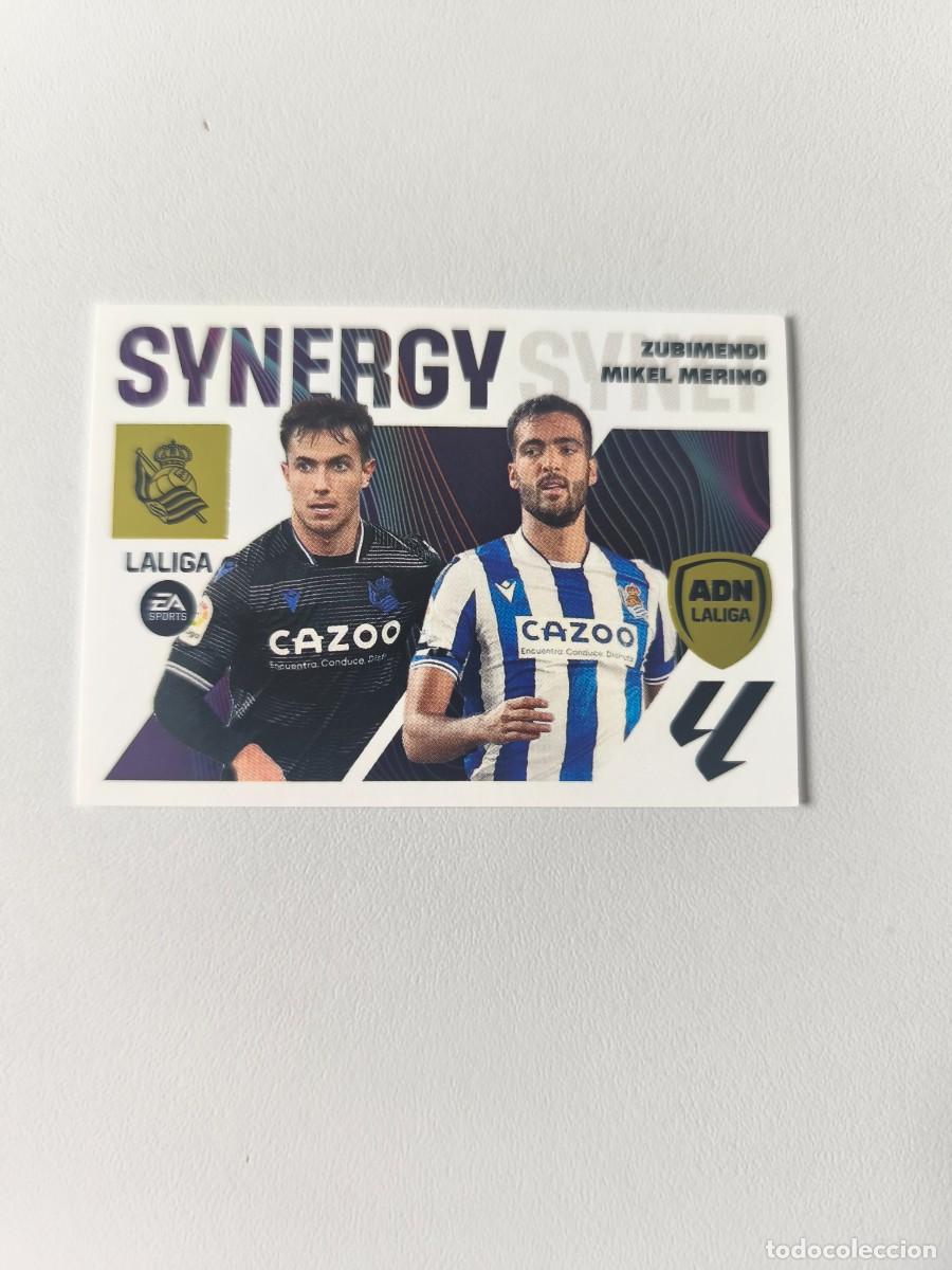 Football Stickers: LIGA ESTE 2023 2024 23 24 SYNERGY ZUBIMENDI MIKEL MERINO REAL SOCIEDAD 15 CMR2
