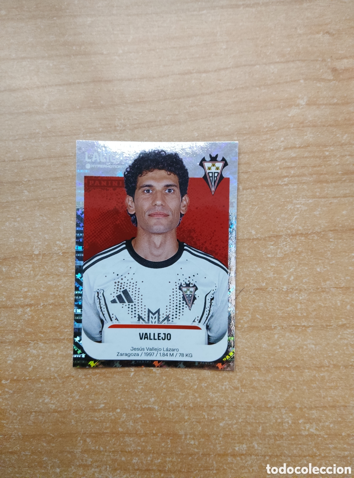 Football Stickers: 8 JESUS VALLEJO ALBACETE LIGA HYPERMOTION 2025 2026