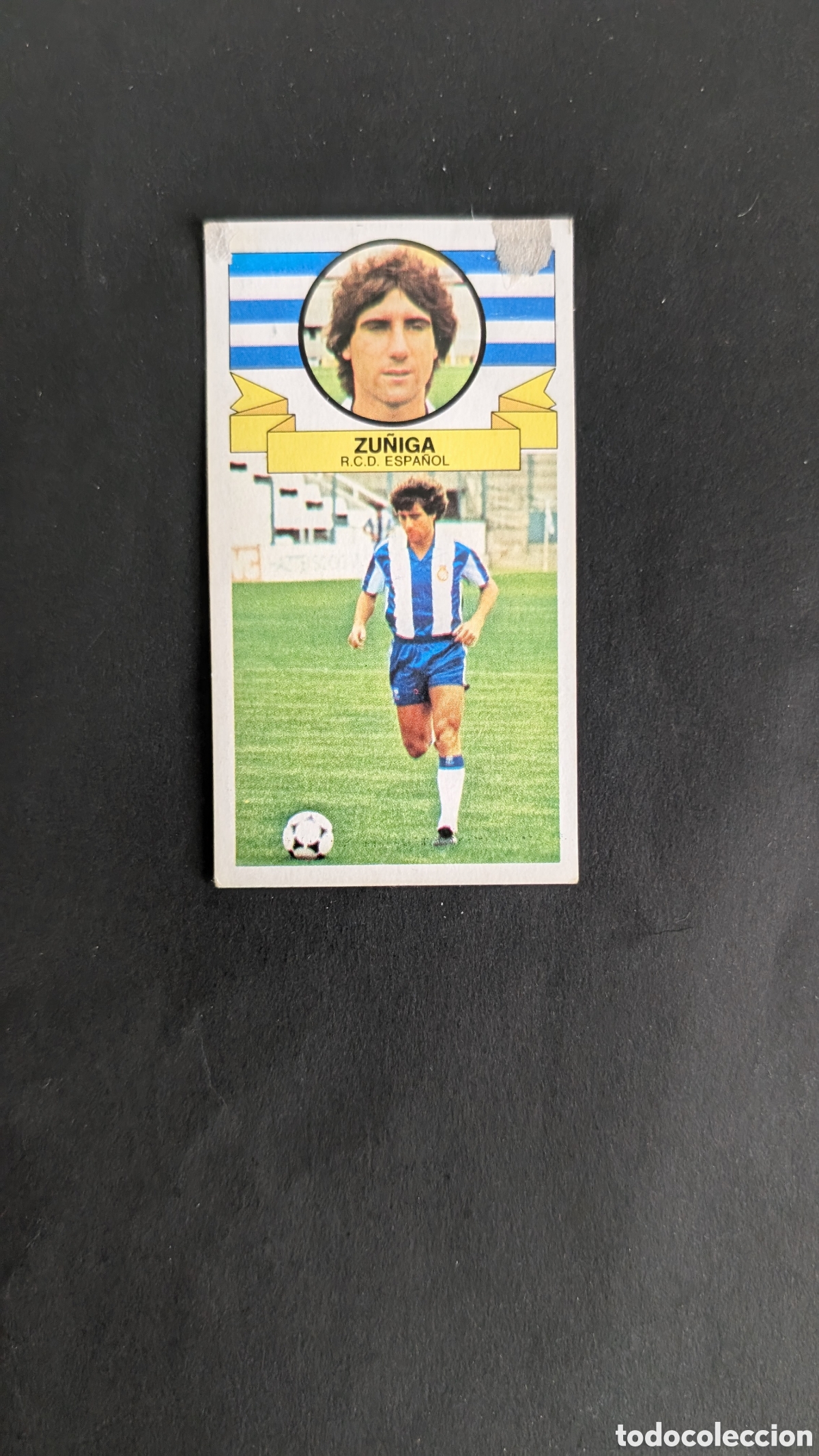 Football Stickers: ZU&Ntilde;IGA ESPA&Ntilde;OL ERROR TRASERA LIGA ESTE 1985/86 85 86 DESPEGADO
