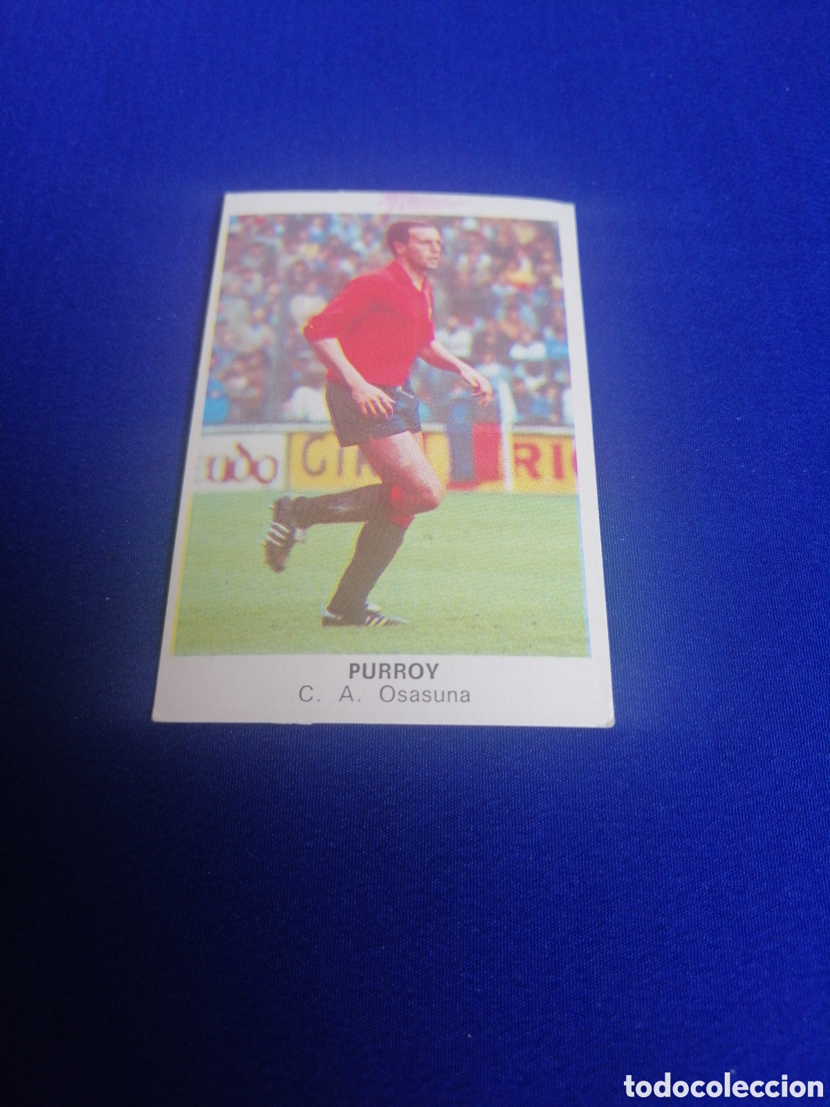 Football Stickers: F&Uacute;TBOL 84 - CLUB ATL&Eacute;TICO OSASUNA - PURROY