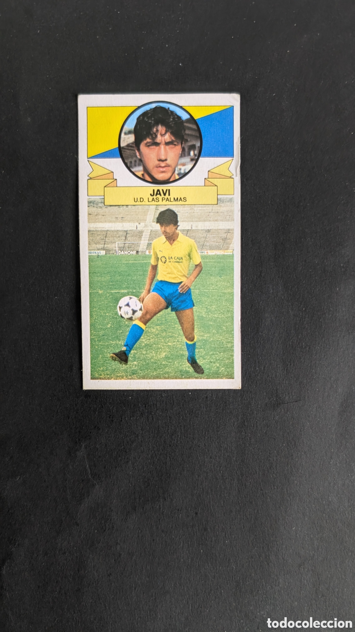 Football Stickers: JAVI LAS PALMAS BAJA LIGA ESTE 1985/86 85 86 DESPEGADO