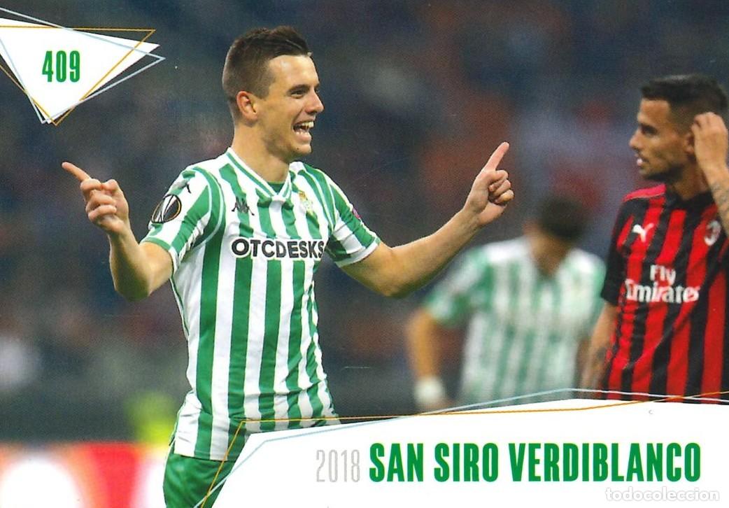 Football Stickers: FUTBOL - BETIS CARDS - 2025-2026 - 25-26 - REAL BETIS - 409 - 208 - SAN SIRO VERDIBLANCO