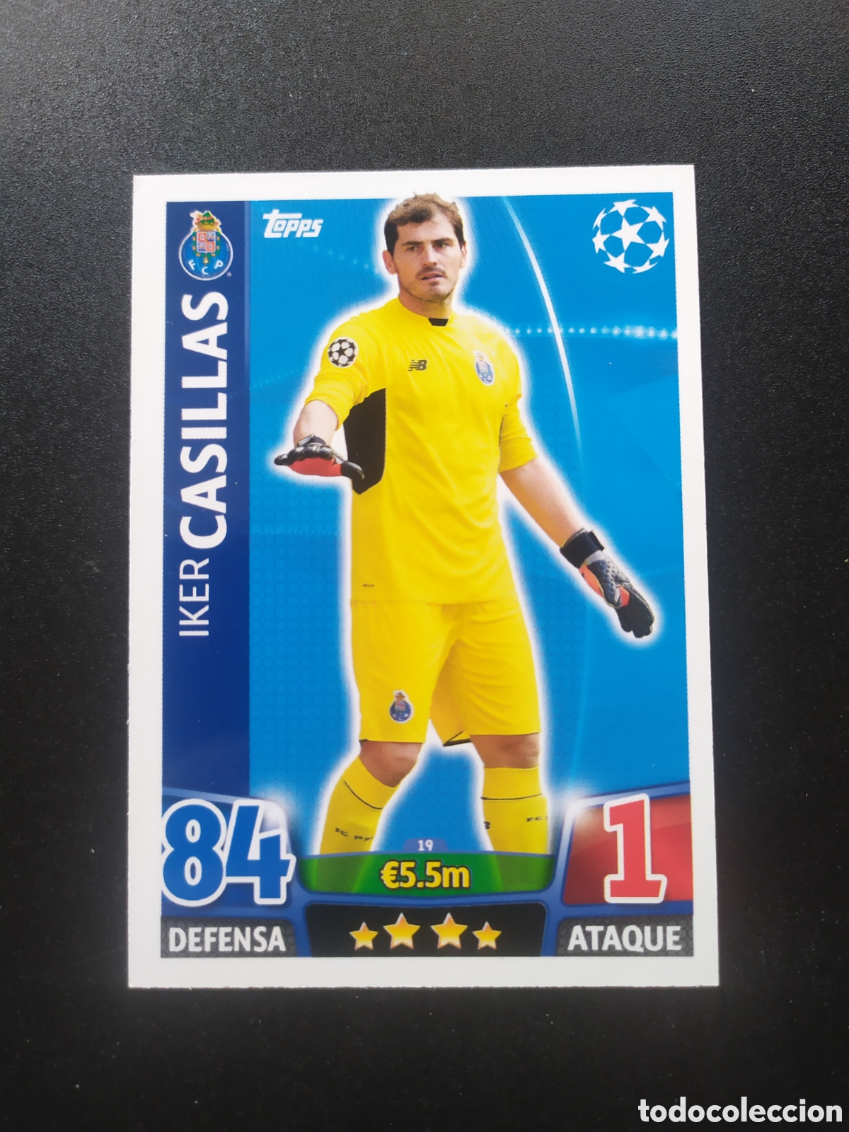 Cromos de Futebol: UEFA Champions match attax topps 2015 2016 15 16 Casillas n&deg; 19 Porto