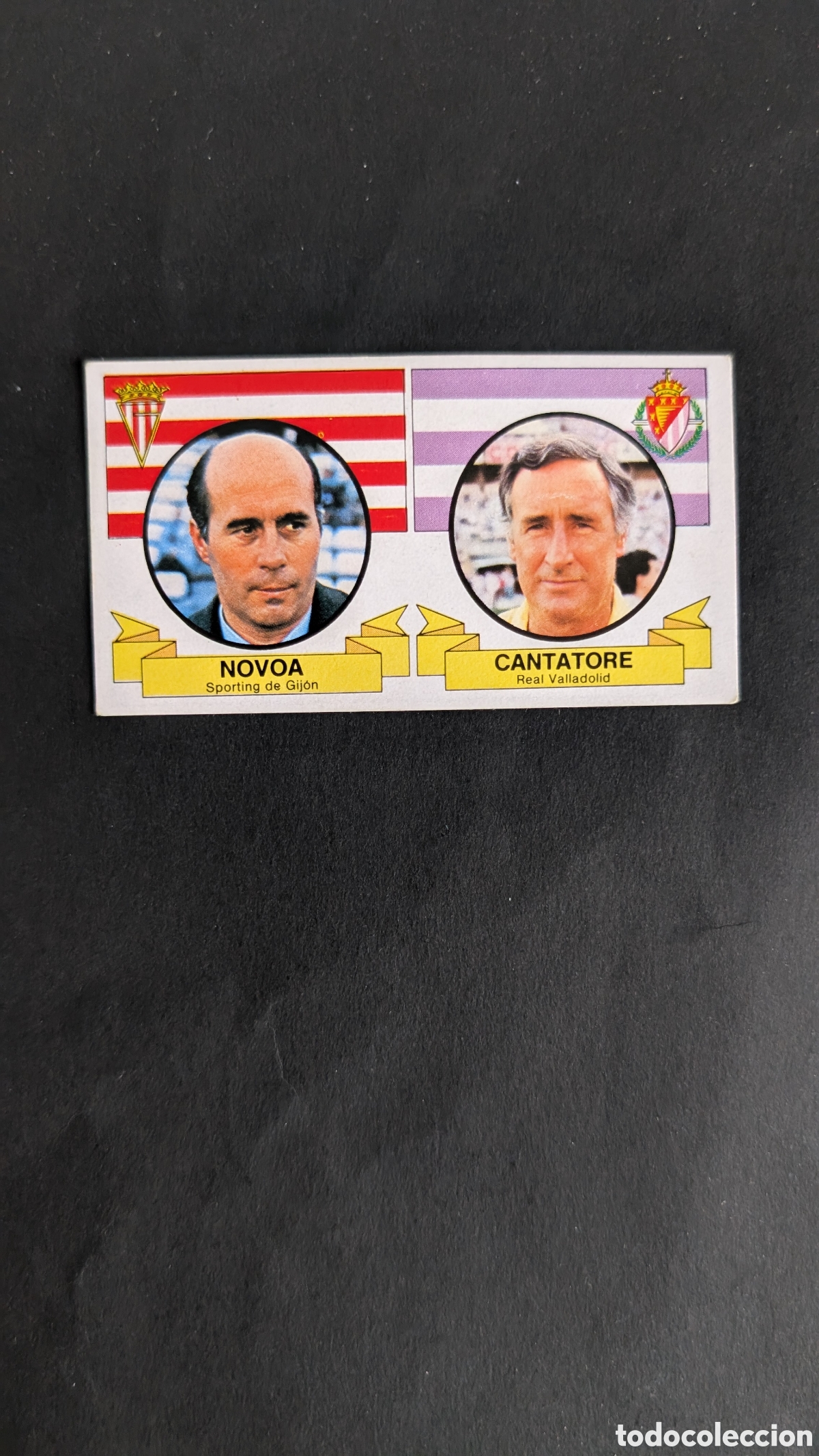 Cromos de Futebol: NOVOA CANTATORE VERSION ENTRENADORES LIGA ESTE 1985/86 85 86 DESPEGADO