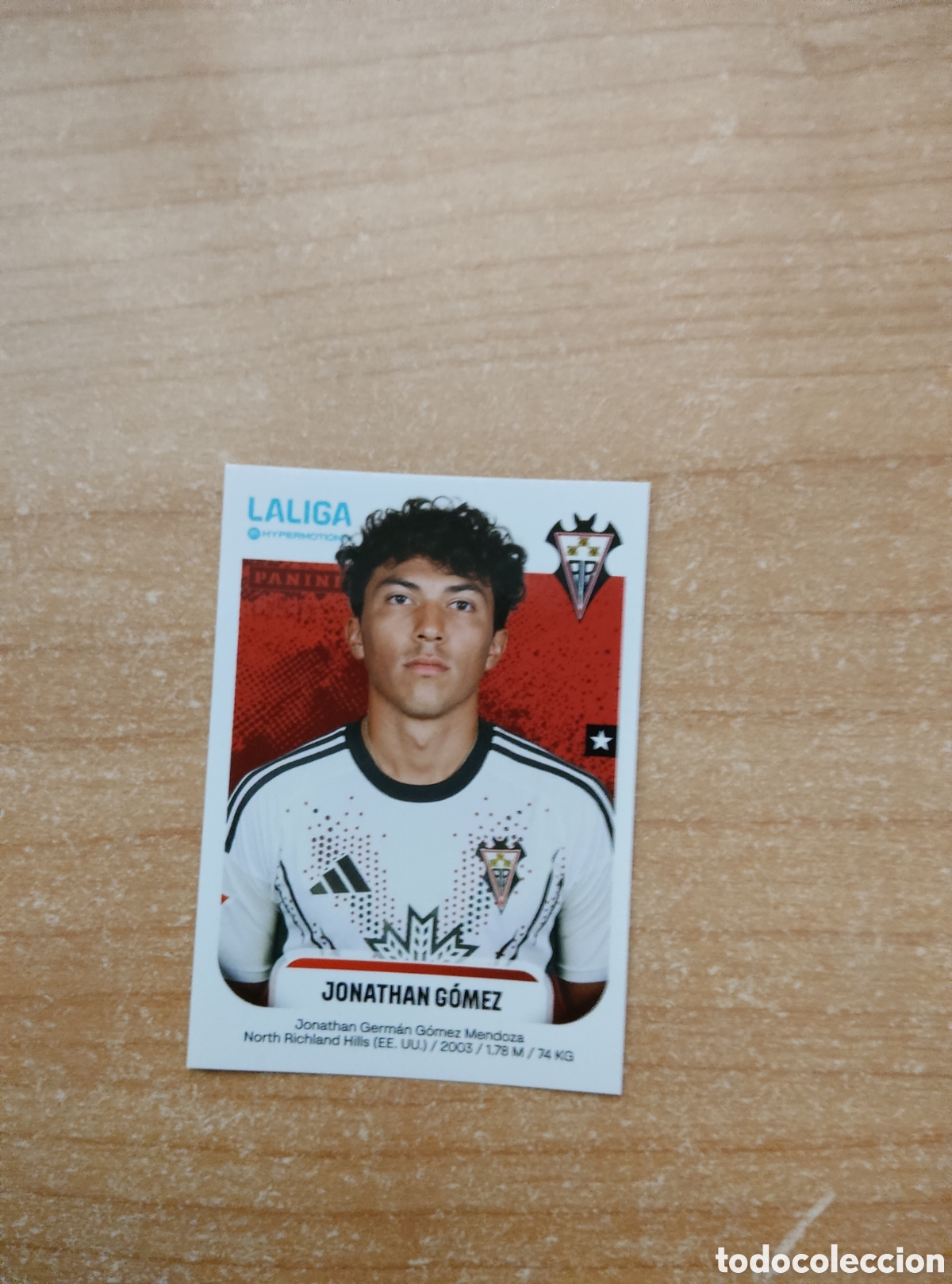 Cromos de Futebol: 9B JONATHAN GOMEZ ALBACETE LIGA HYPERMOTION 2025 2026