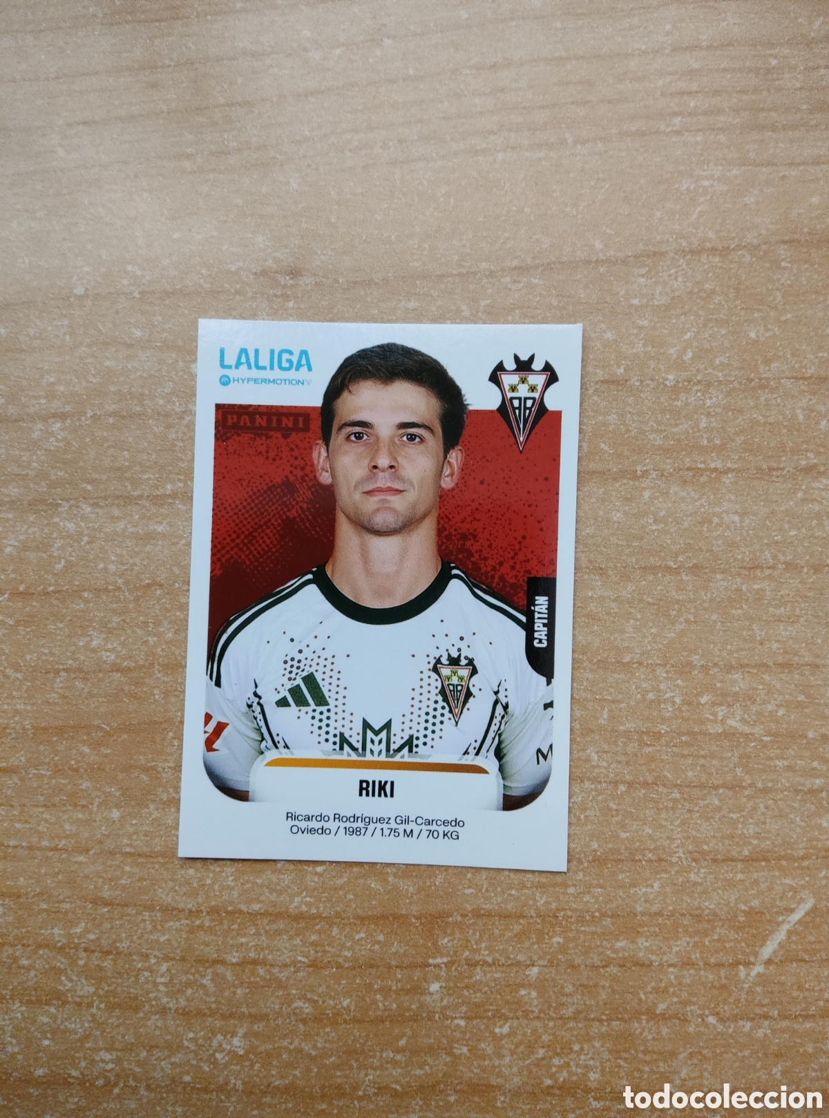 Cromos de Futebol: 11 RIKI ALBACETE LIGA HYPERMOTION 2025 2026