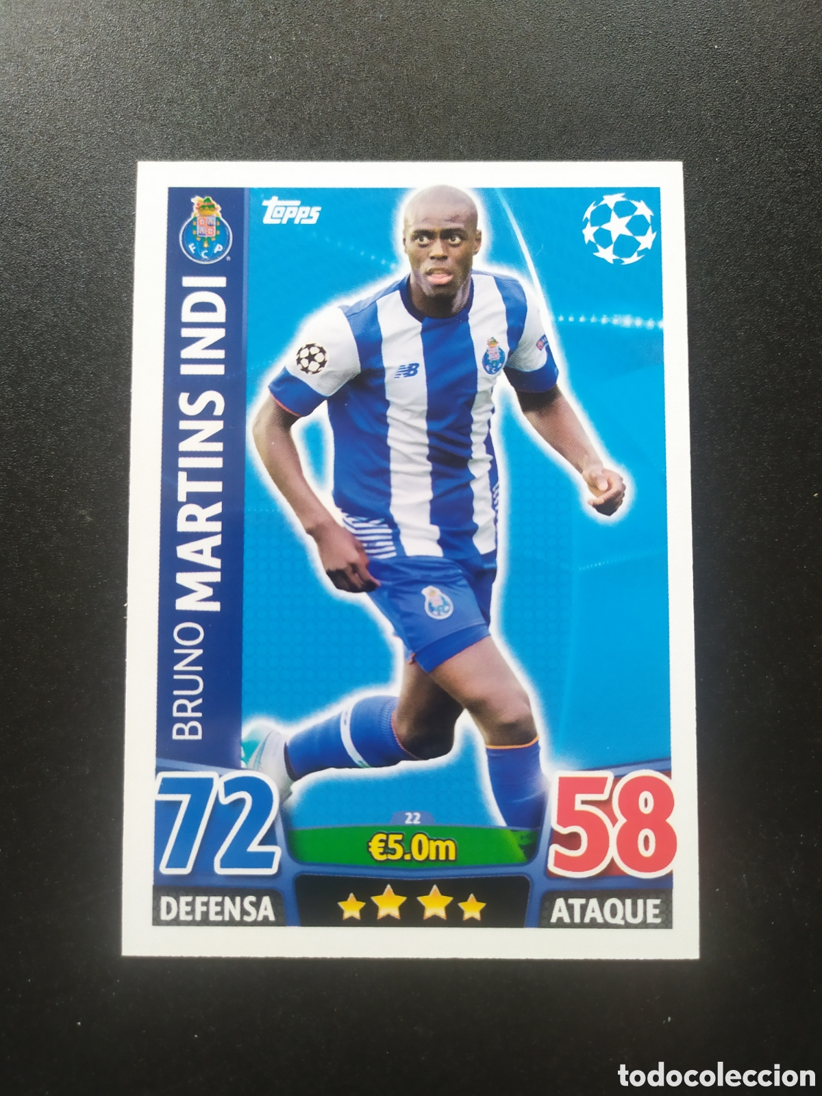 Cromos de Futebol: UEFA Champions match attax topps 2015 2016 15 16 Martins Indi n&deg; 22 Porto