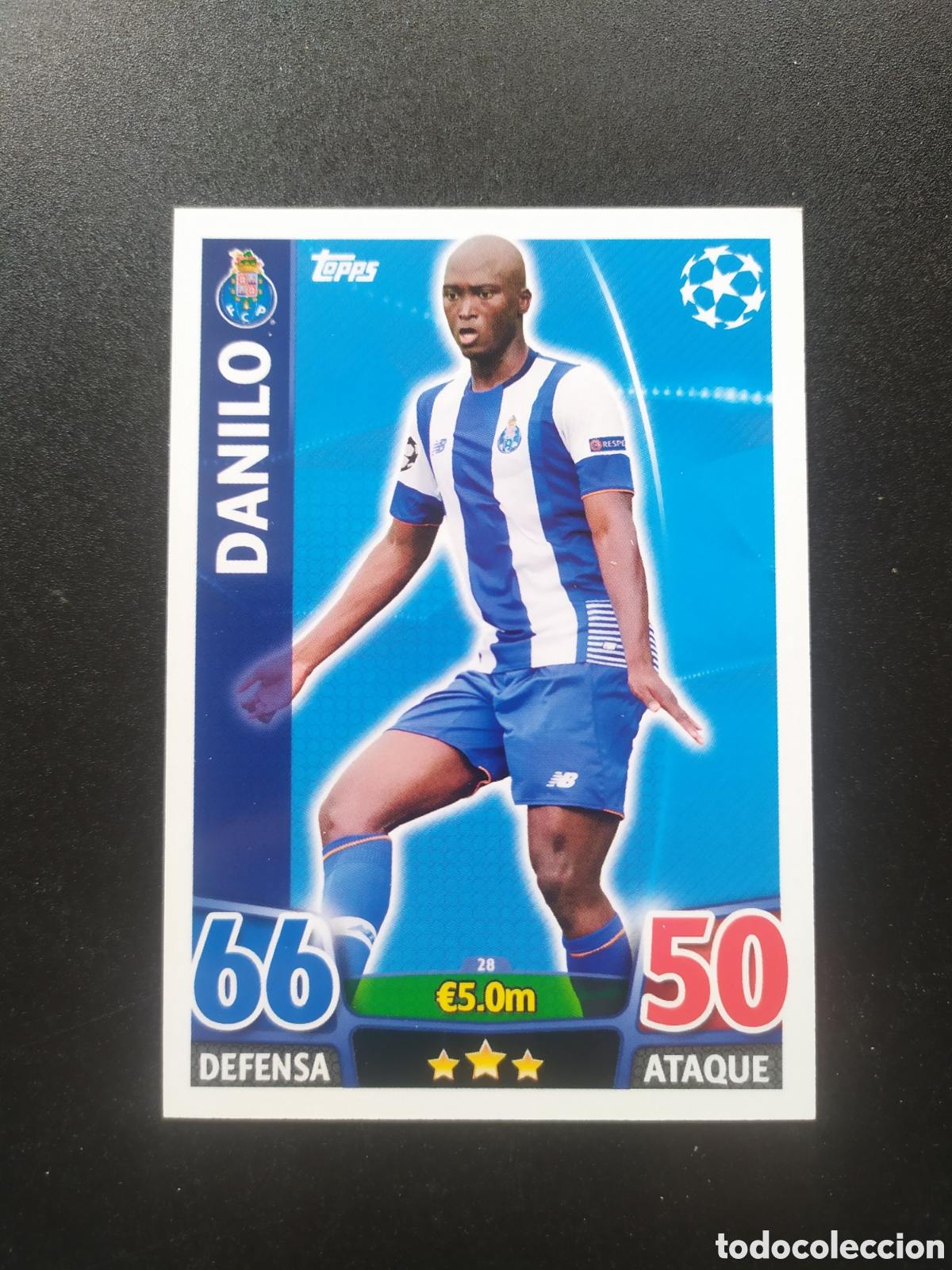 Cromos de f&uacute;tbol: UEFA Champions match attax topps 2015 2016 15 16 Danilo n&deg; 28 Porto