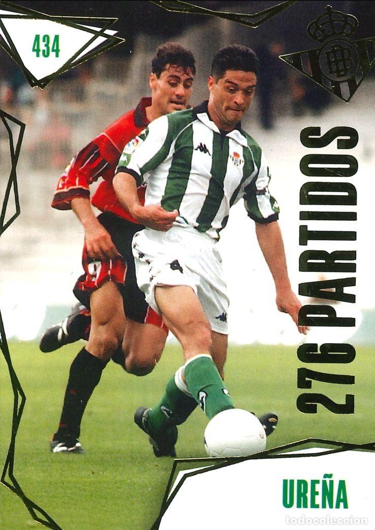 Cromos de f&uacute;tbol: FUTBOL - BETIS CARDS - 2025-2026 - 25-26 - REAL BETIS - 434 - URE&Ntilde;A - 276 PARTIDOS