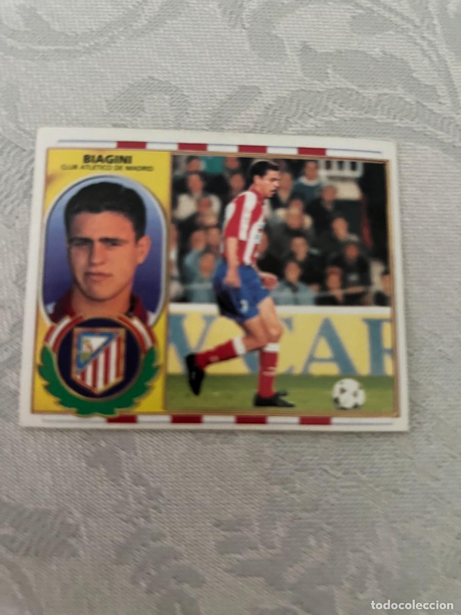 Cromos de f&uacute;tbol: BIAGINI ATLETICO DE MADRID SIN PEGAR LIGA ESTE 1996 1997
