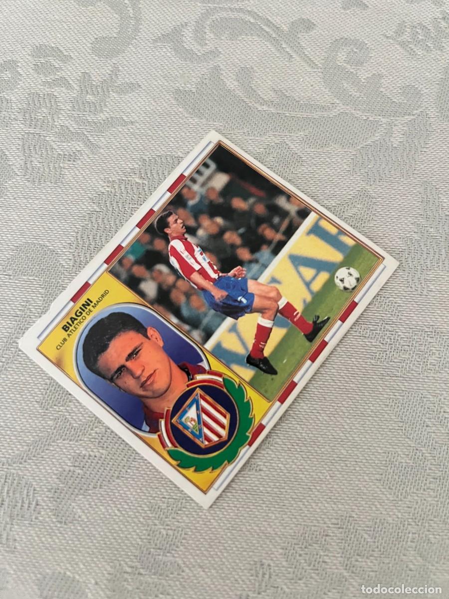 Cromos de f&uacute;tbol: BIAGINI ATLETICO DE MADRID SIN PEGAR LIGA ESTE 1996 1997