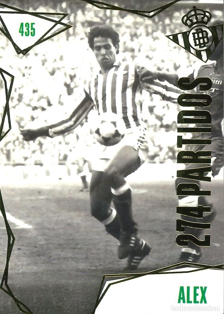 Cromos de f&uacute;tbol: FUTBOL - BETIS CARDS - 2025-2026 - 25-26 - REAL BETIS - 435 - ALEX - 274 PARTIDOS