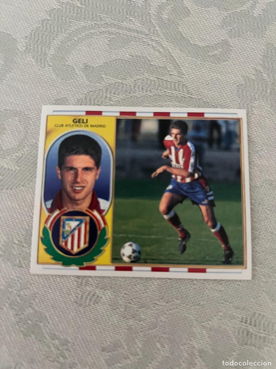 Cromos de f&uacute;tbol: GELI ATLETICO DE MADRID SIN PEGAR LIGA ESTE 1996 1997